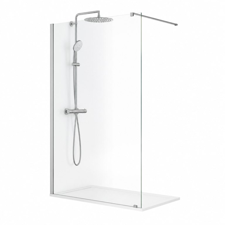 Walk-In Dusche 120 cm