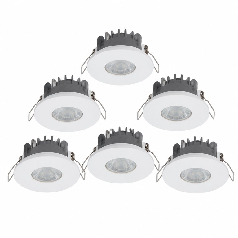 LED-Einbaustrahler 6er