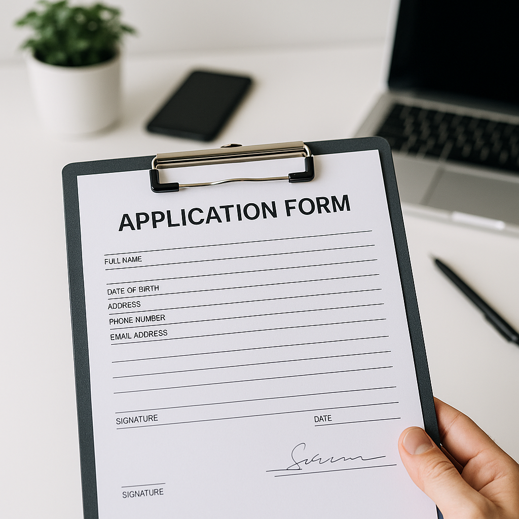 Anträgen ausfüllen (für Privatpersonen) – Dienstleistung zum Festpreis online buchen