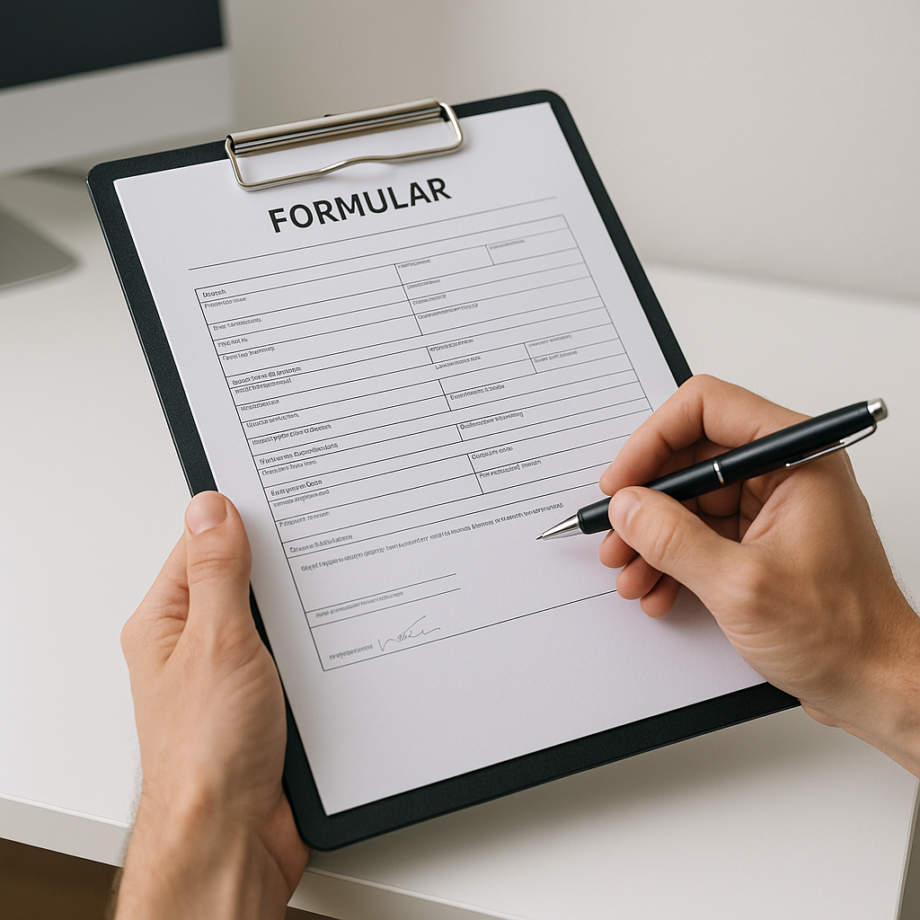 Formularhilfe  (für Privatpersonen)