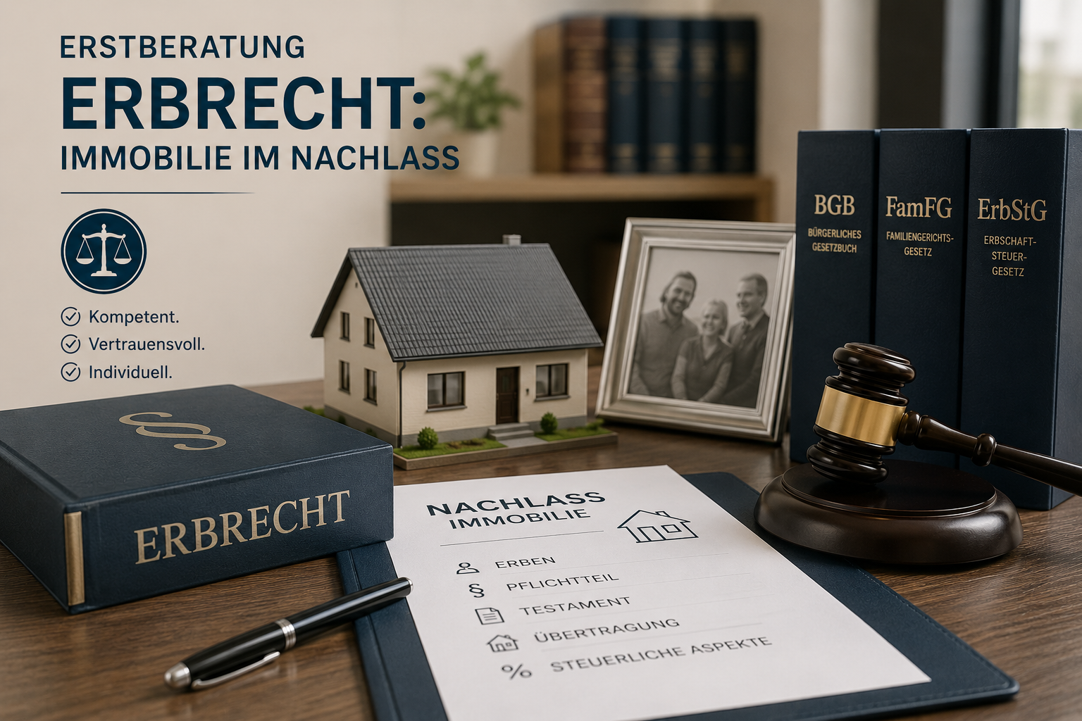 Erstberatung Erbrecht: Immobilie im Nachlass – Dienstleistung zum Festpreis online buchen