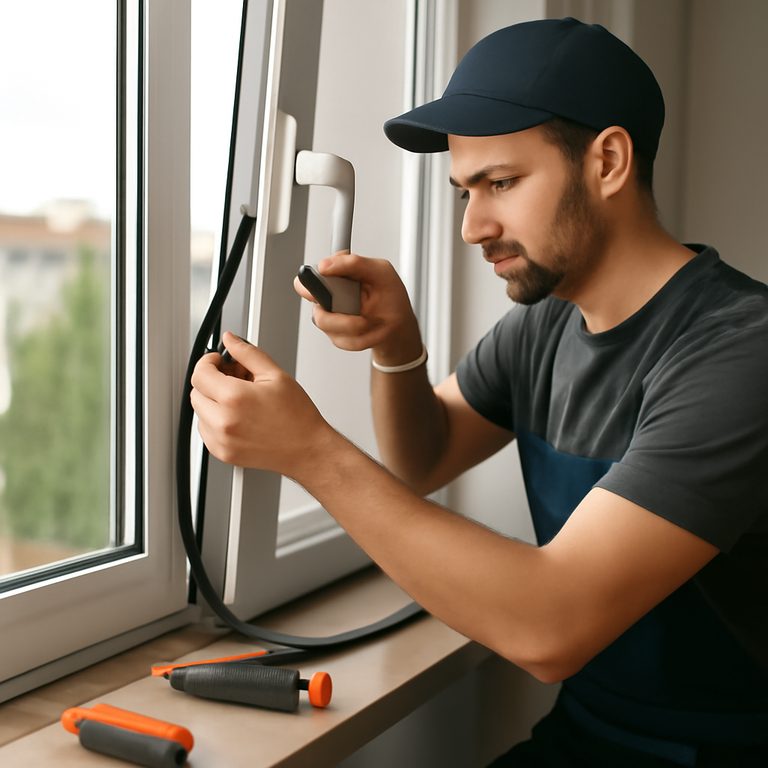 Fensterglas reparieren