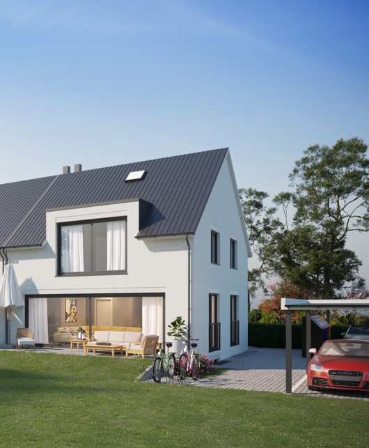 DHH "Edel" Energie A+, Wärmepumpe, Klimaanlage, Dezentrale Lüftung