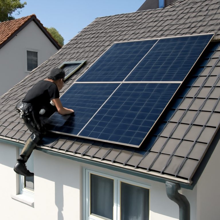 Solaranlage Montage
