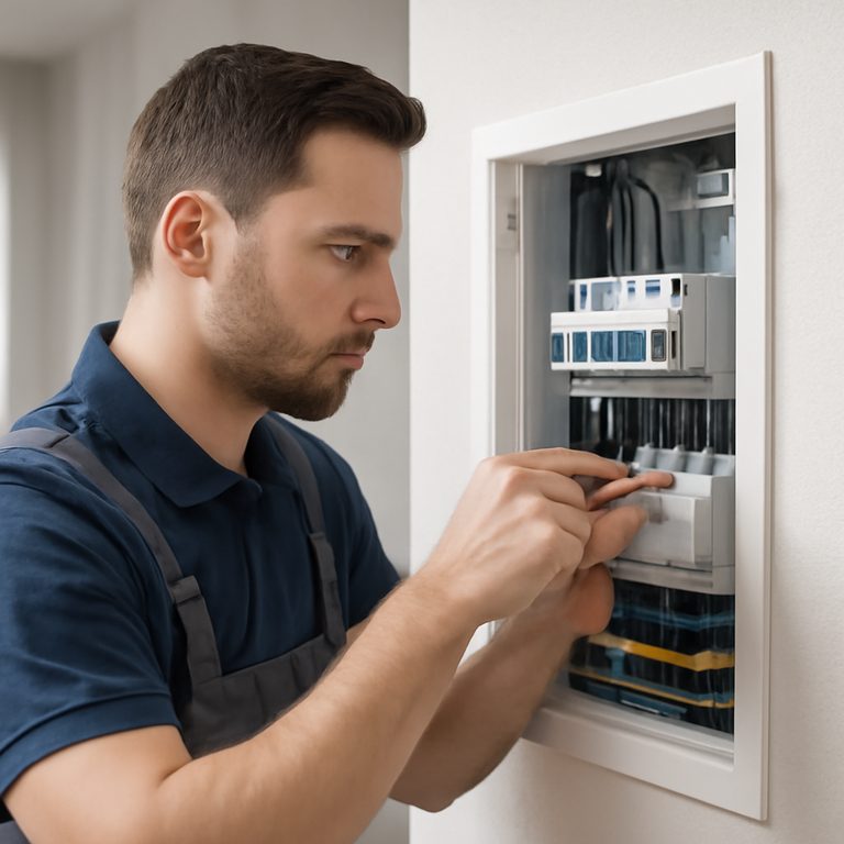 Sicherungskasten installieren
