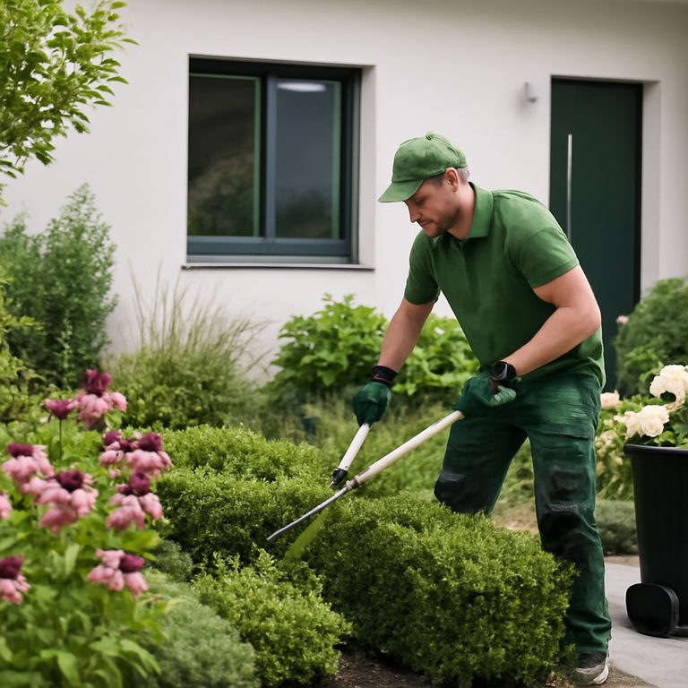 Regelmäßige Gartenpflege